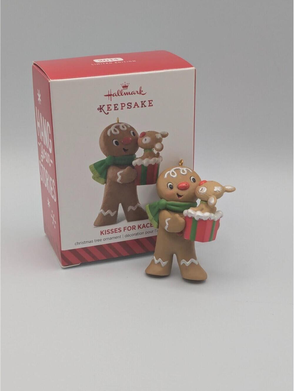 Hallmark Keepsake Kisses for Kacey 2014 Limited Edition Christmas Ornament